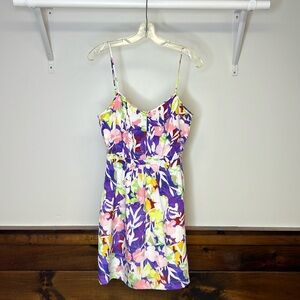 J. Crew Floral Dress with Adjustable‎ Straps and Pockets- 6